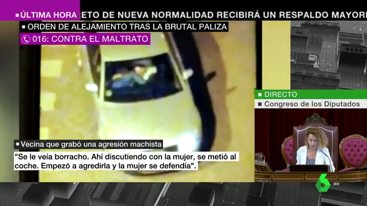 La mujer que grabó la brutal paliza machista de un joven a su novia explica qué ocurrió: "Estaba muy nerviosa, veía que iba a más"