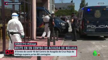 Ascienden a 80 los positivos por coronavirus en el brote del centro de acogida de Cruz Roja de Málaga