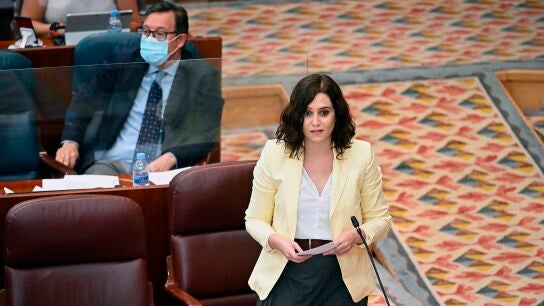 La presidenta de la Comunidad de Madrid, Isabel D&iacute;az Ayuso 