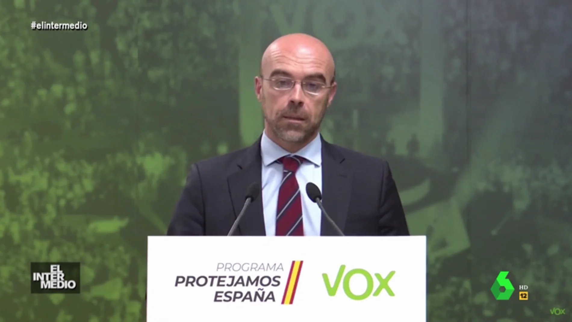 Vídeo manipulado - El "claro discurso" del portavoz de Vox Jorge Buxadé 'a lo Antonio Ozores'