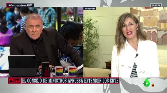 Yolanda Díaz en Al Rojo Vivo Yolanda Díaz en Al Rojo Vivo