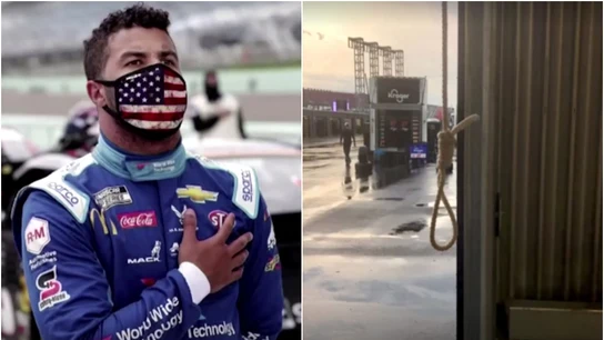 Bubba Wallace y la soga hallada en su garaje Bubba Wallace y la soga hallada en su garaje