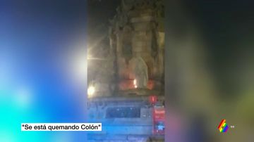 Estatua de Colón en Barcelona