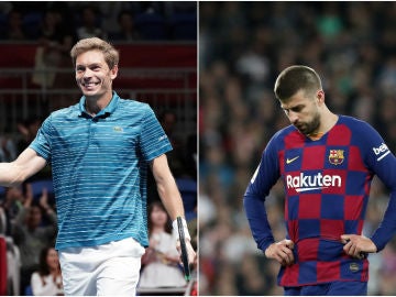 Nicolas Mahut y Gerard Piqué Nicolas Mahut y Gerard Piqué