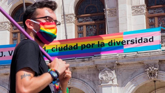 Concentración en Valladolid por el Día del Orgullo Concentración en Valladolid por el Día del Orgullo