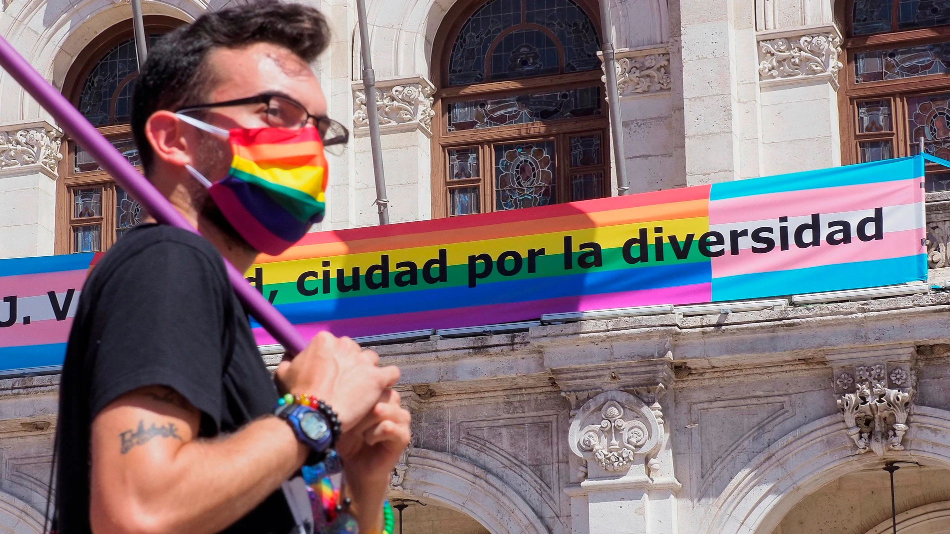 Concentración en Valladolid por el Día del Orgullo