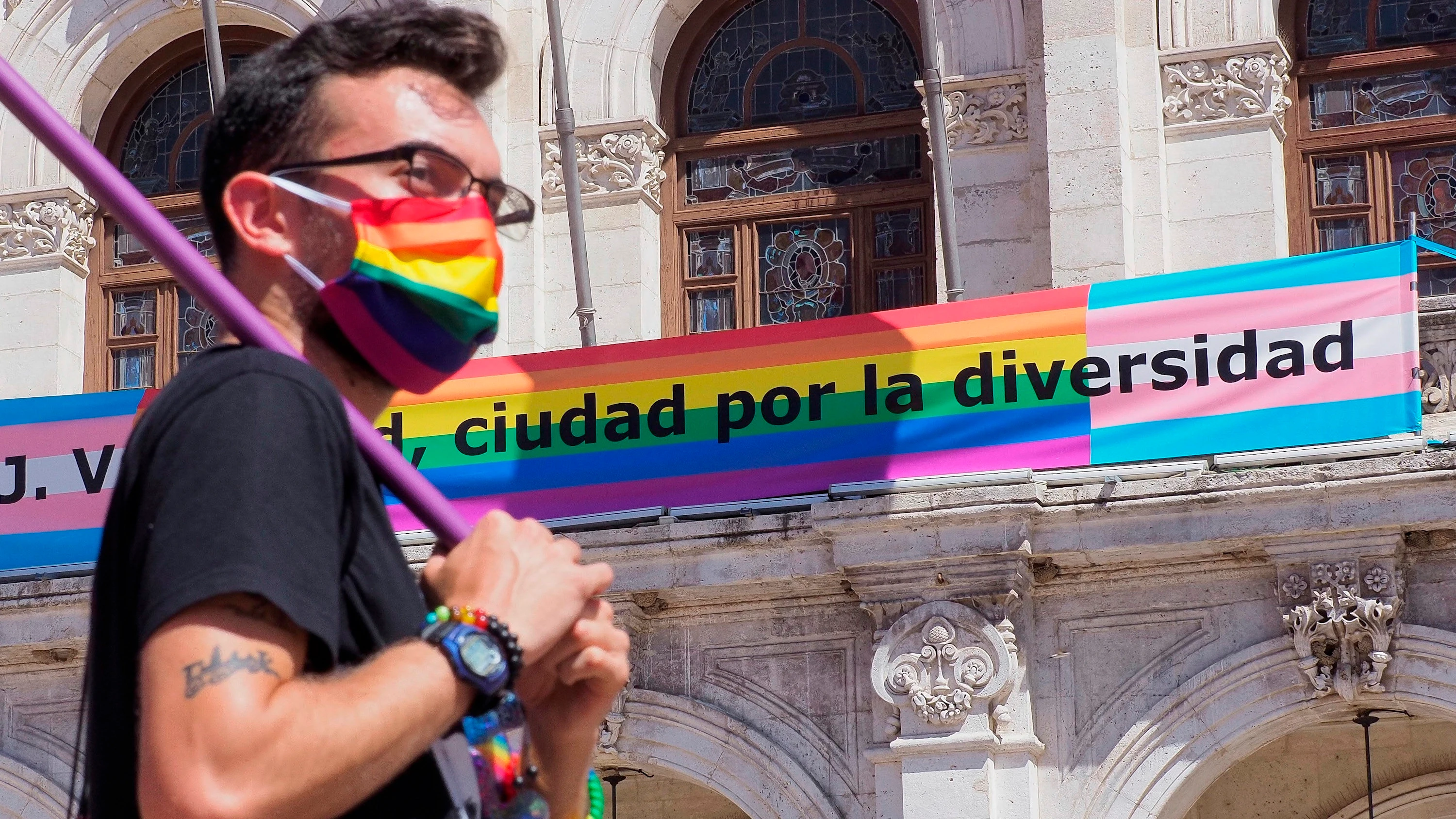 Concentración en Valladolid por el Día del Orgullo