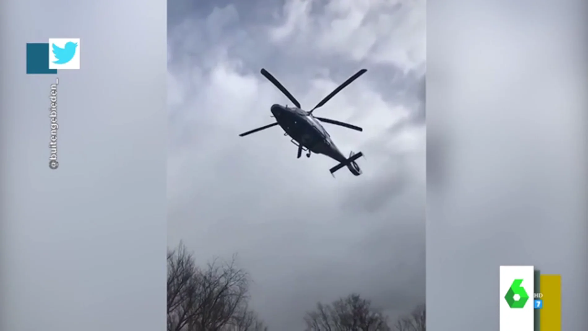 El sorprendente vídeo de un helicóptero volando sin "mover las hélices" 