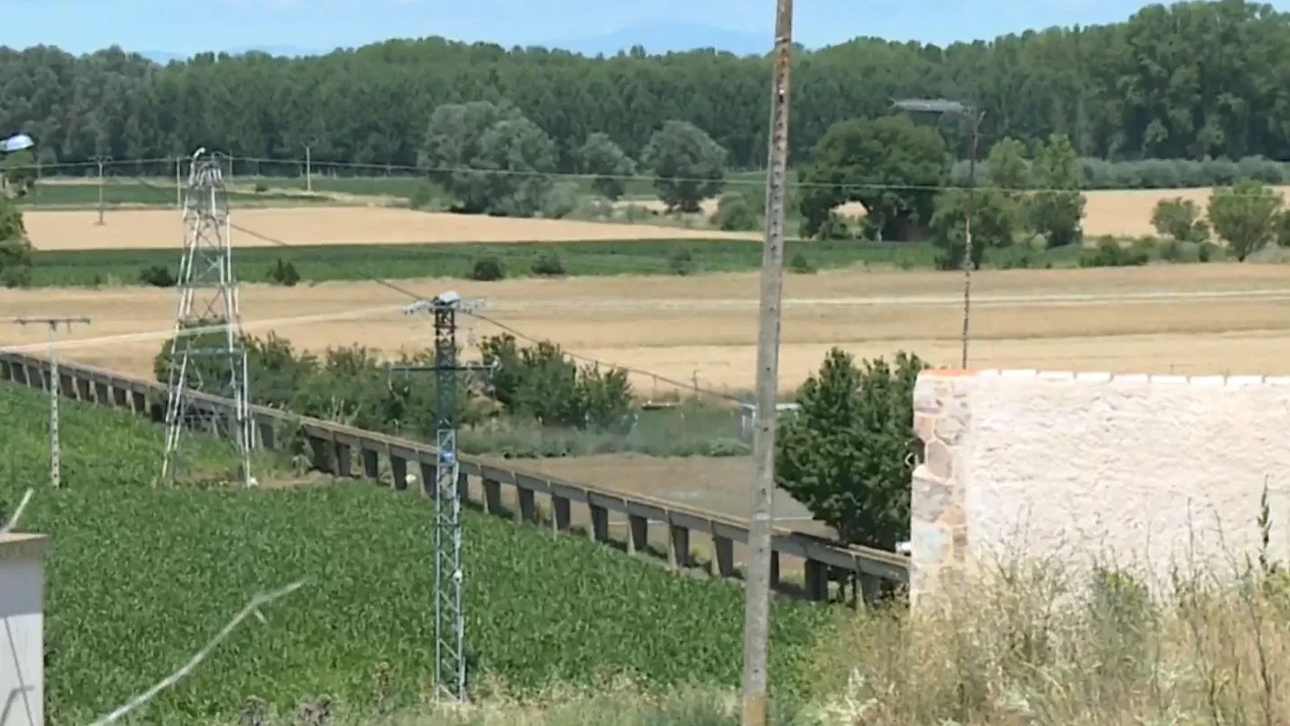 Vista de los campos de Barcial del Barco