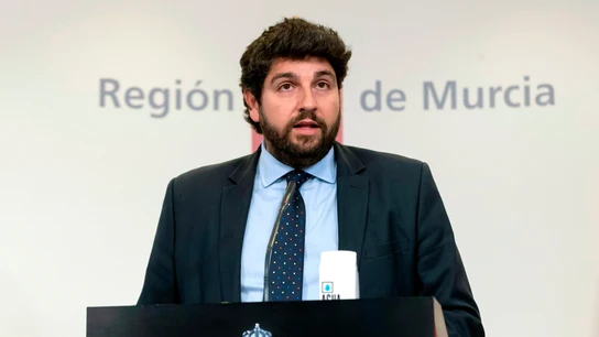 El presidente de la Región de Murcia, Fernando López Miras El presidente de la Región de Murcia, Fernando López Miras