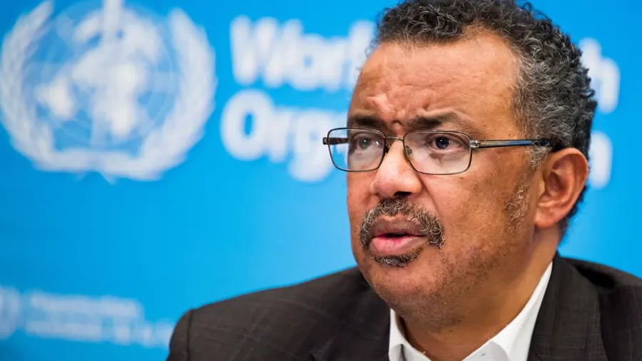 El director general de la OMS, Tedros Adhanom Ghebreyesu