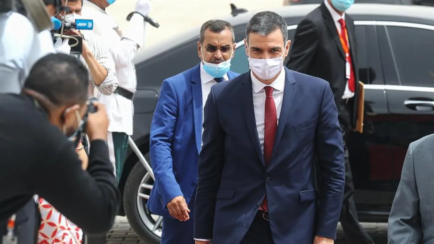 Sánchez, a su llegada a la cumbre del Sahel Sánchez, a su llegada a la cumbre del Sahel