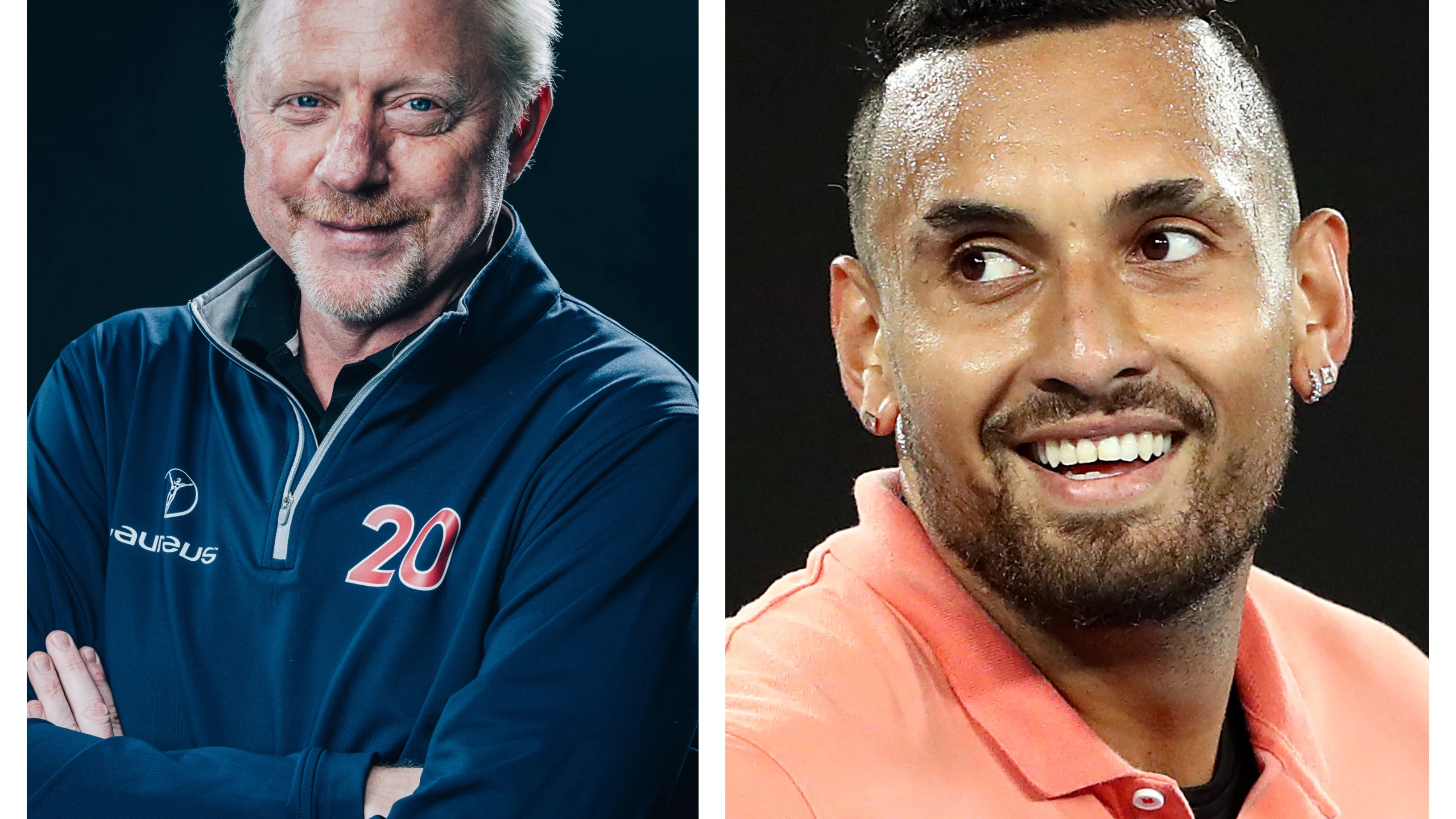 Boris Becker y Nick Kyrgios