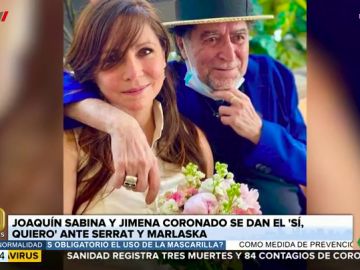 Las fotografías de la boda secreta de Joaquín Sabina y Jimena Coronado Las fotografías de la boda secreta de Joaquín Sabina y Jimena Coronado