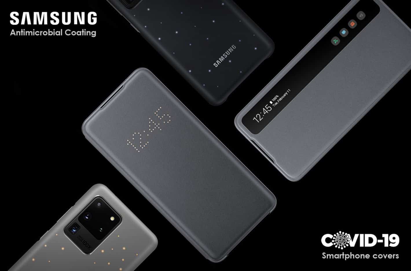 Nuevas fundas anti-Covid-19 de Samsung para sus smartphones