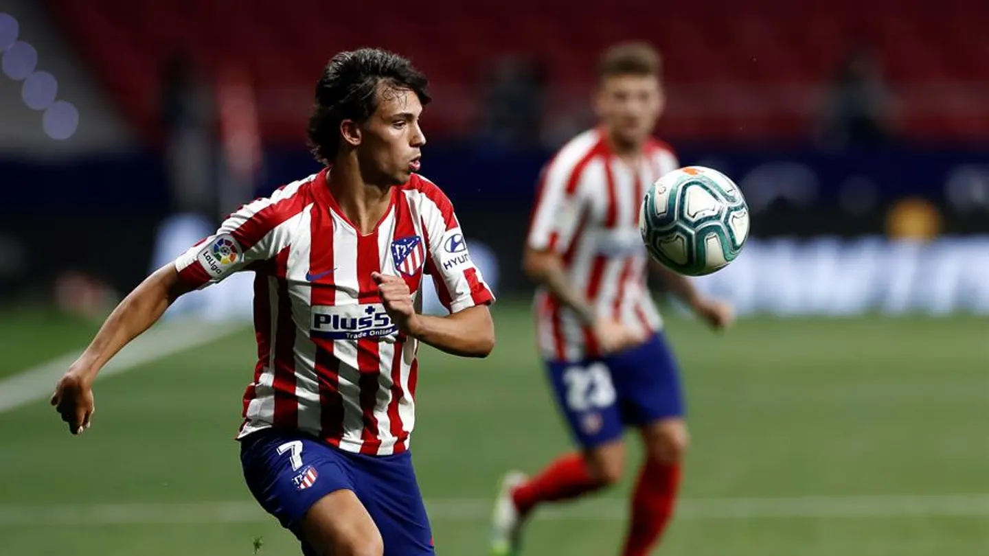 Joao Félix, en un partido con el Atlético de Madrid. Joao Félix, en un partido con el Atlético de Madrid.