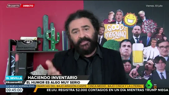 El emotivo alegato de El Sevilla a favor del humor en tiempos de coronavirus El emotivo alegato de El Sevilla a favor del humor en tiempos de coronavirus