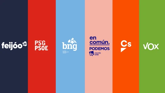 Principales partidos políticos que se presentan a las elecciones gallegas 2020 Elecciones gallegas