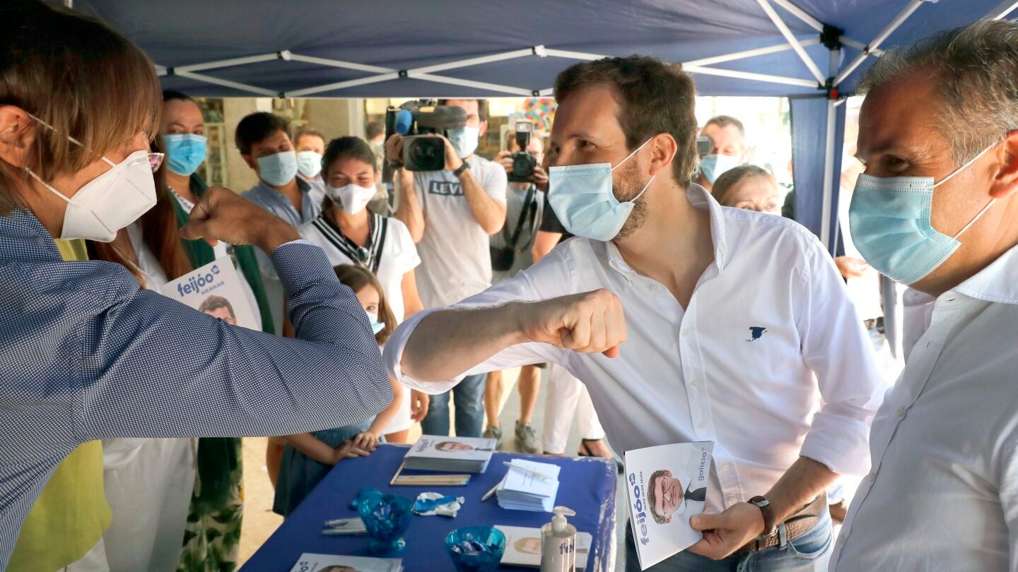 El presidente del Partido Popular, Pablo Casado