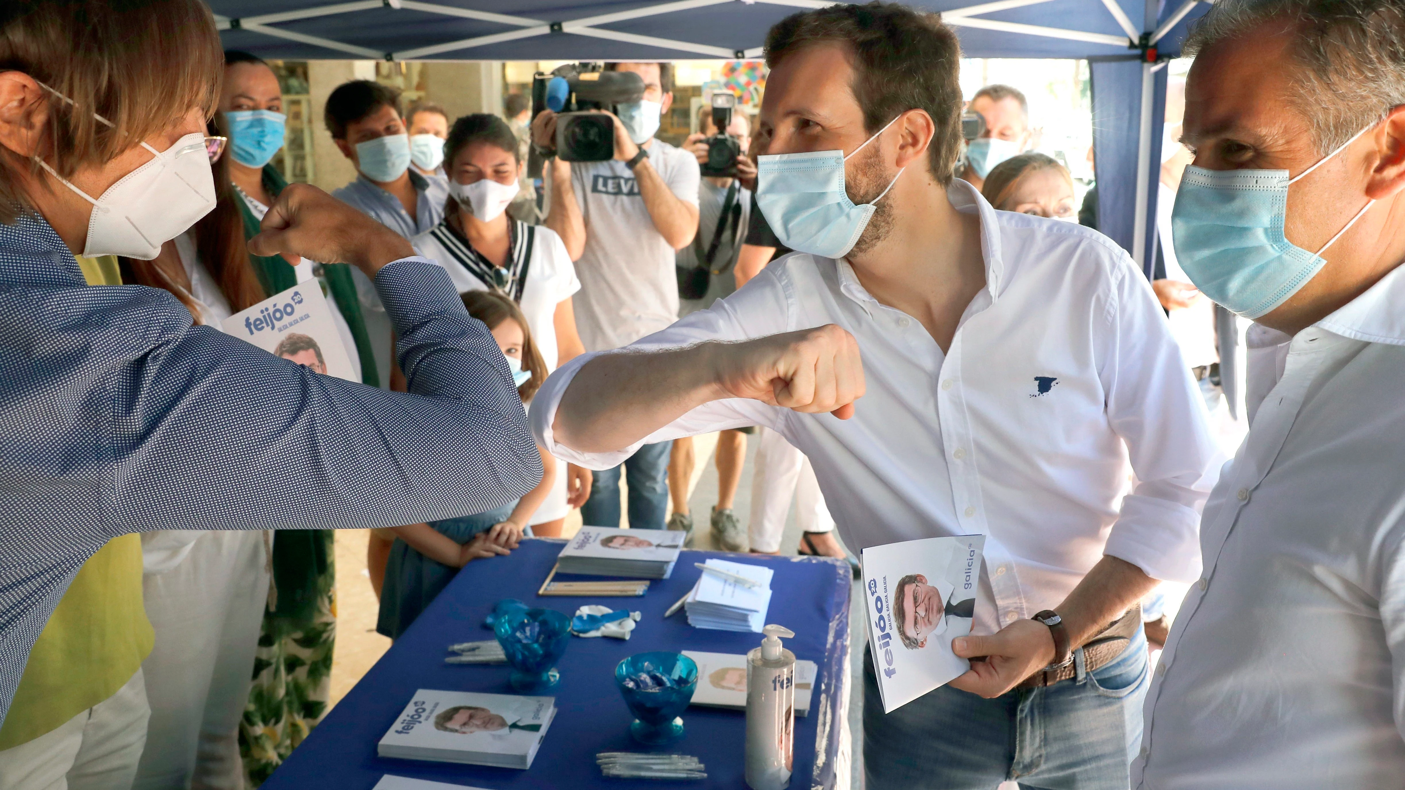 El presidente del Partido Popular, Pablo Casado