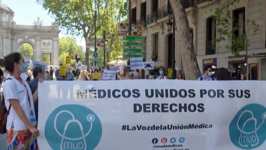 Movilizaci&oacute;n de sanitarios en Madrid