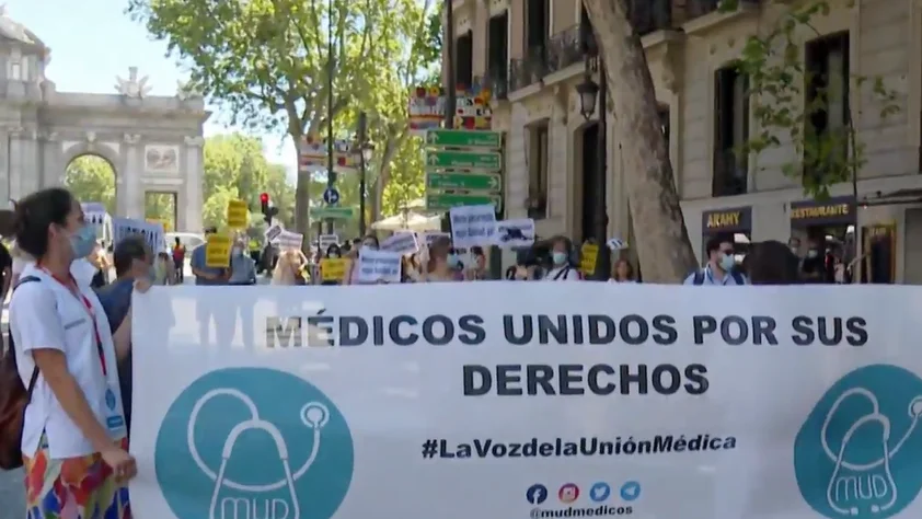 Movilización de sanitarios en Madrid Movilización de sanitarios en Madrid