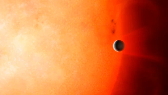Representación de un exoplaneta Representación de un exoplaneta