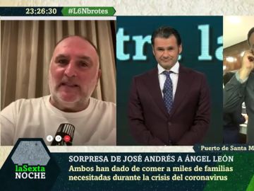 Ángel León y José Andrés enlaSexta Noche Ángel León y José Andrés enlaSexta Noche