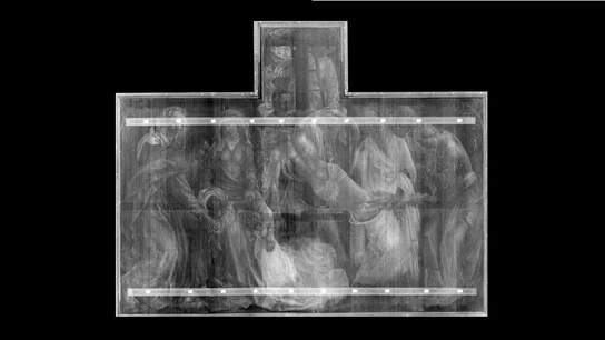 Rayos X de 'El Descendimiento', de Rogier van der Weyden Rayos X de 'El Descendimiento', de Rogier van der Weyden