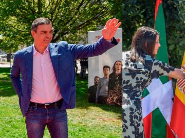 Sánchez, Casado y Arrimadas en actos electorales en el País Vasco Sánchez, Casado y Arrimadas en actos electorales en el País Vasco