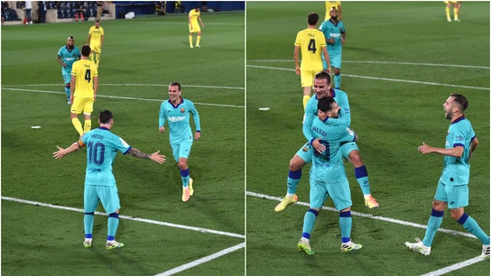 Leo Messi y Antoine Griezmann Leo Messi y Antoine Griezmann