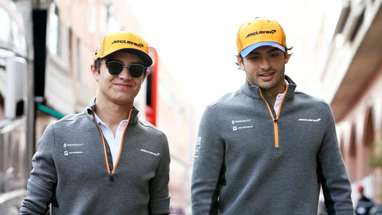 Lando Norris y Carlos Sainz Lando Norris y Carlos Sainz