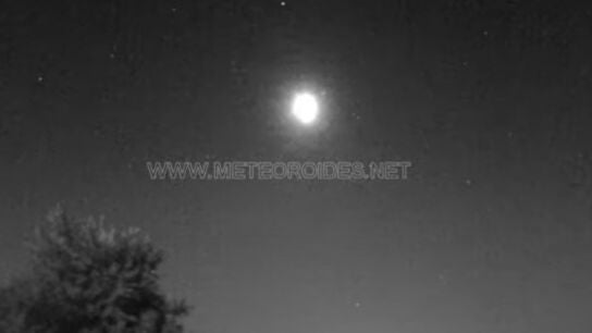 Bola de fuego procedente de un asteroide