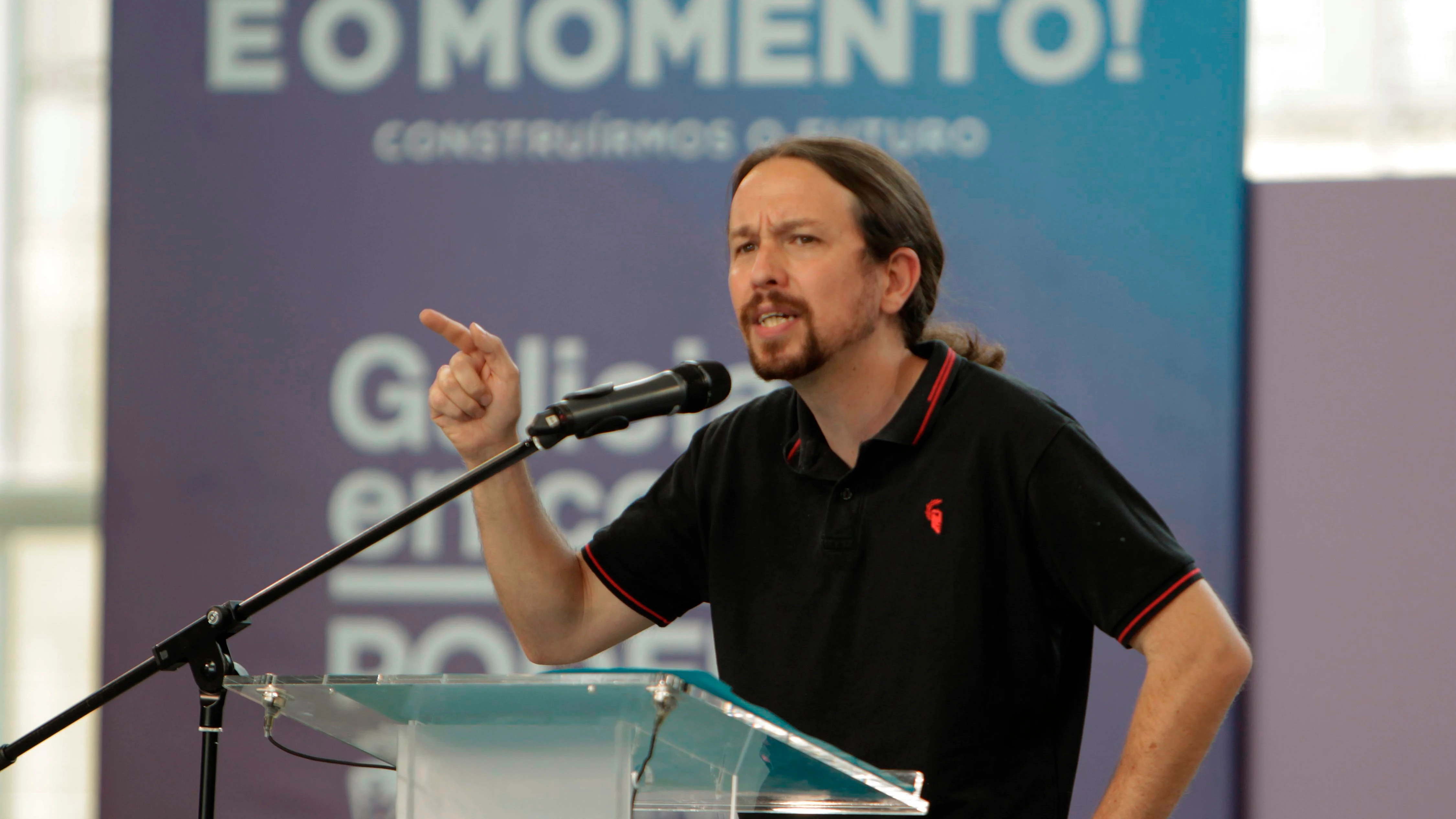 El secretario general de Podemos, Pablo Iglesias