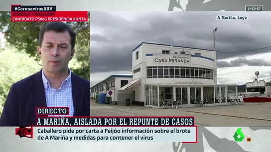 El candidato del PSdeG a las elecciones gallecas, Gonzalo Caballero caballero