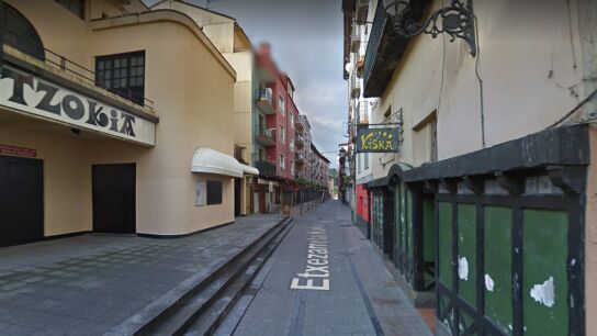 Vista de la calle Etxezarreta de Ordizia.