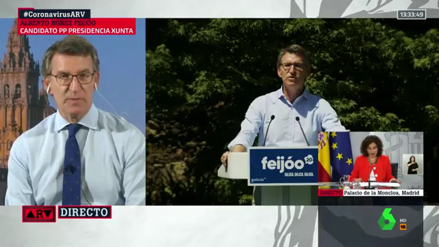 El presidente de la Xunta de Galicia, Alberto Núñez-Feijóo. feijoo