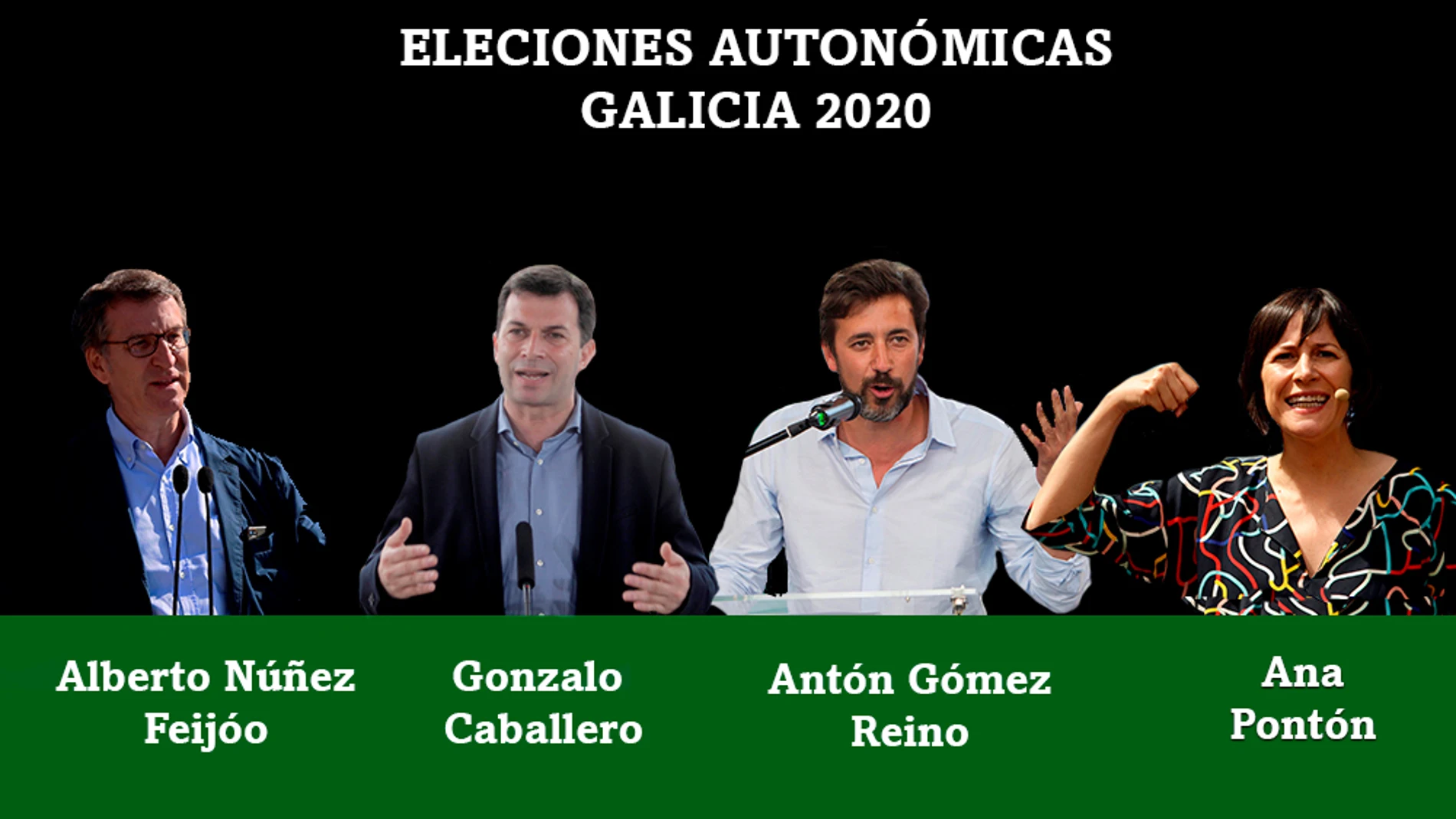 Candidatos a la presidencia de la Xunta de Galicia