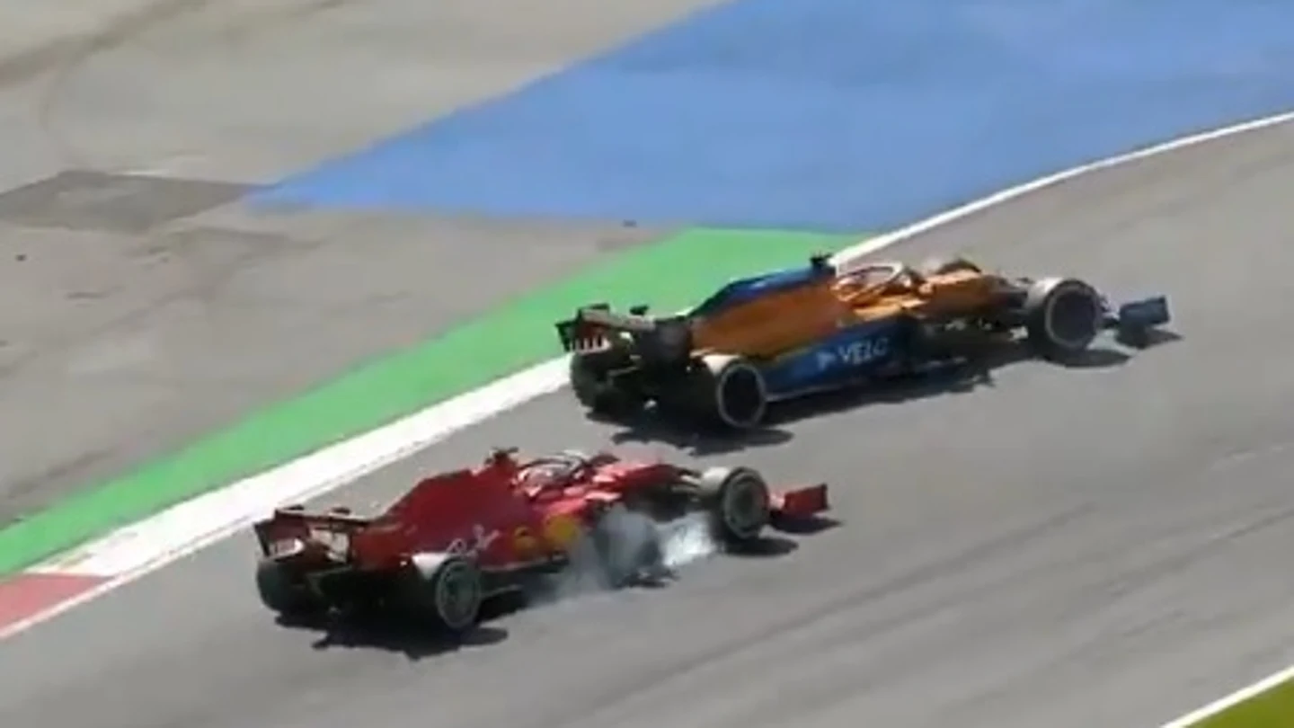 Vettel y Sainz Vettel y Sainz