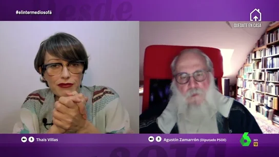 Entrevista completa de Thais Villas a Agustín Zamarrón El enfado de Agustín Zamarrón con las broncas entre políticos: "La injuria es vil y no aporta nada"
