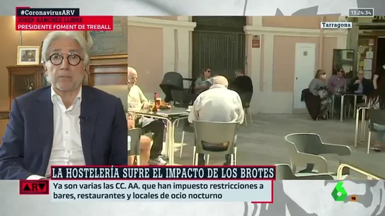 El presidente de Foment de Treball, Josep Sánchez Llibre sanchez Llibre