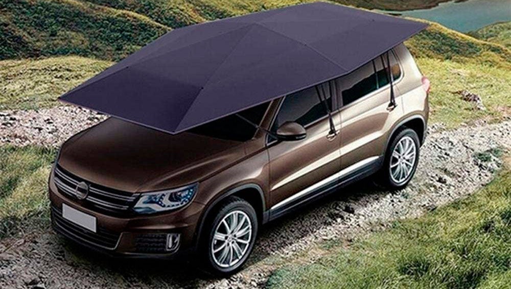 Sombrilla para el coche manual