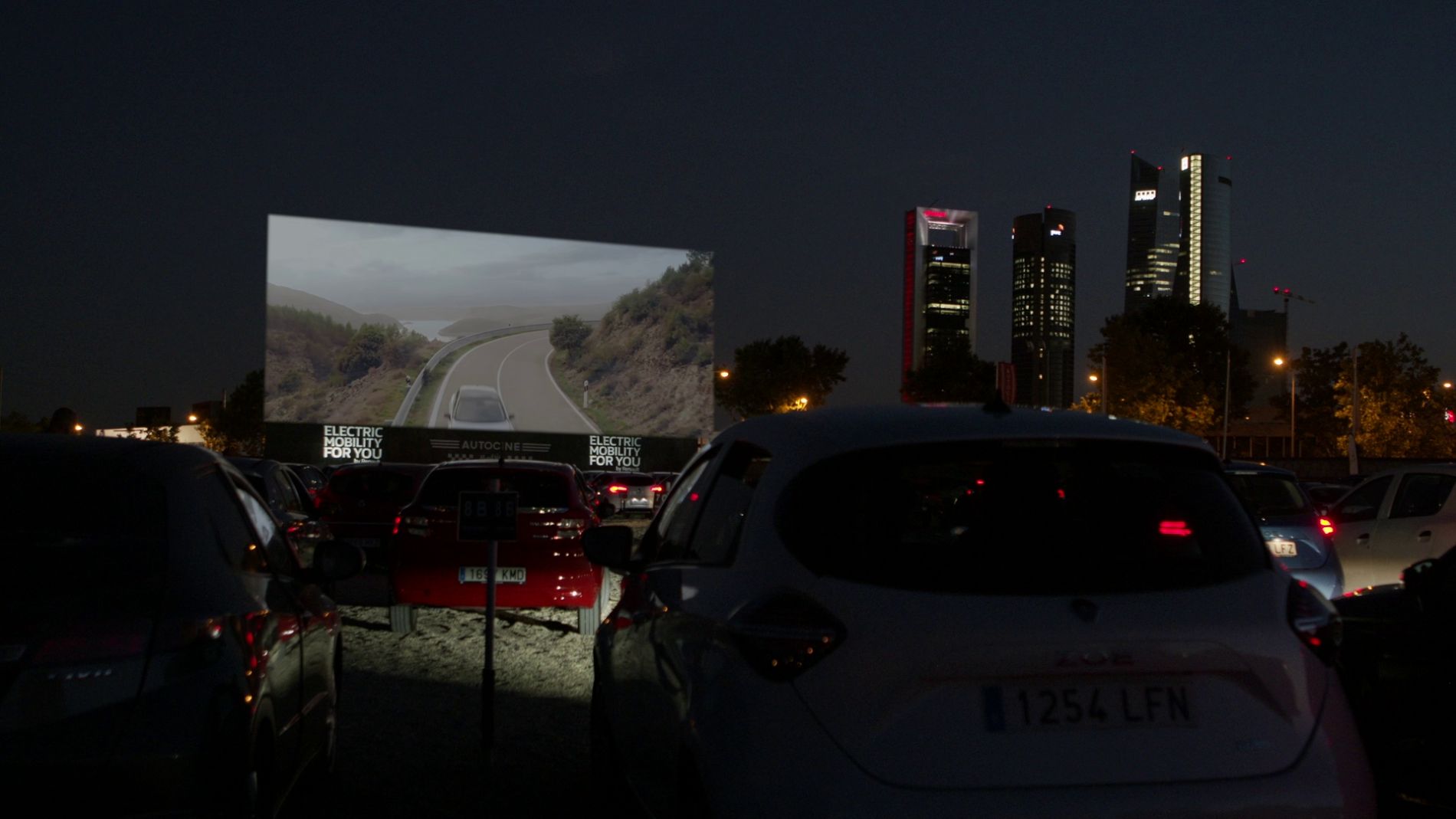 Autocine a bordo de los modelos de la gama Electric Mobility de Renault