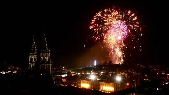 Así se celebra el Día de Santiago: sin fuegos en el Obradoiro y con cita previa Día de Santiago, coronavirus, Obradoiro
