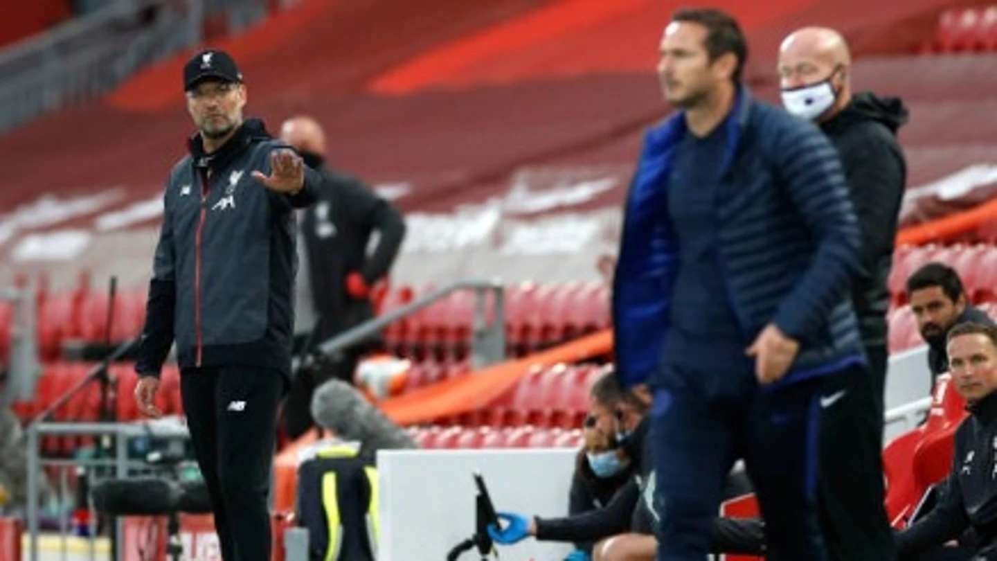 Klopp y Lampard Klopp y Lampard