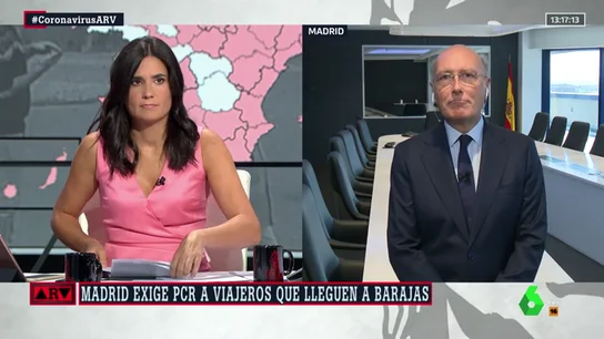 Javier Marín: "Las medidas en nuestros aeropuertos cumplen con las recomendaciones de Europa" Javier Marín: "Las medidas en nuestros aeropuertos cumplen con las recomendaciones de Europa"