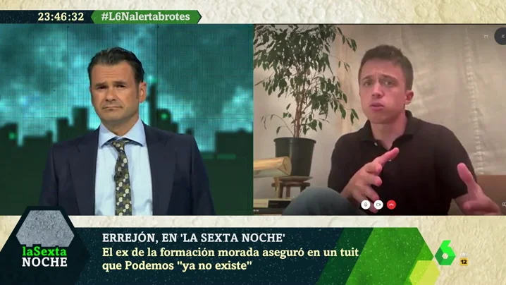 Íñigo Errejón en laSexta Noche