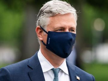 El asesor de seguridad nacional de la Casa Blanca, Robert O'Brien El asesor de seguridad nacional de la Casa Blanca, Robert O'Brien