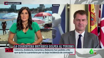 El embajador de Reino Unido en España descarta por ahora levantar la cuarentena a Canarias y Baleares: "Hoy por hoy es para todo el país""·