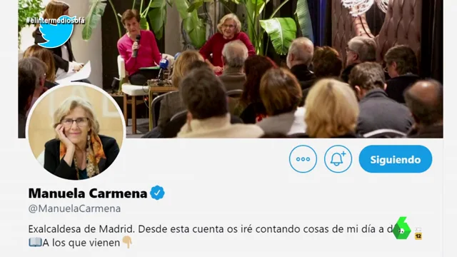 Twitter de Manuela Carmena